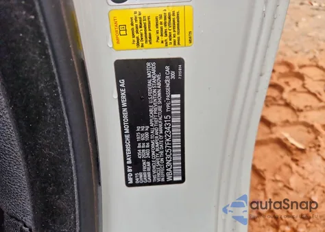 2015 BMW 428 I z USA, uszkodzony, nr VIN WBA3N3C57FK234315